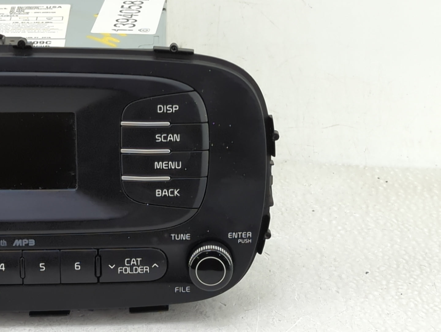 2014-2016 Kia Soul Radio AM FM Cd Player Receiver Replacement P/N:96170-B2090CA Fits Fits 2014 2015 2016 OEM Used Auto Parts