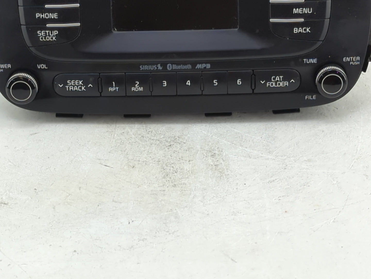 2014-2016 Kia Soul Radio AM FM Cd Player Receiver Replacement P/N:96170-B2090CA Fits Fits 2014 2015 2016 OEM Used Auto Parts