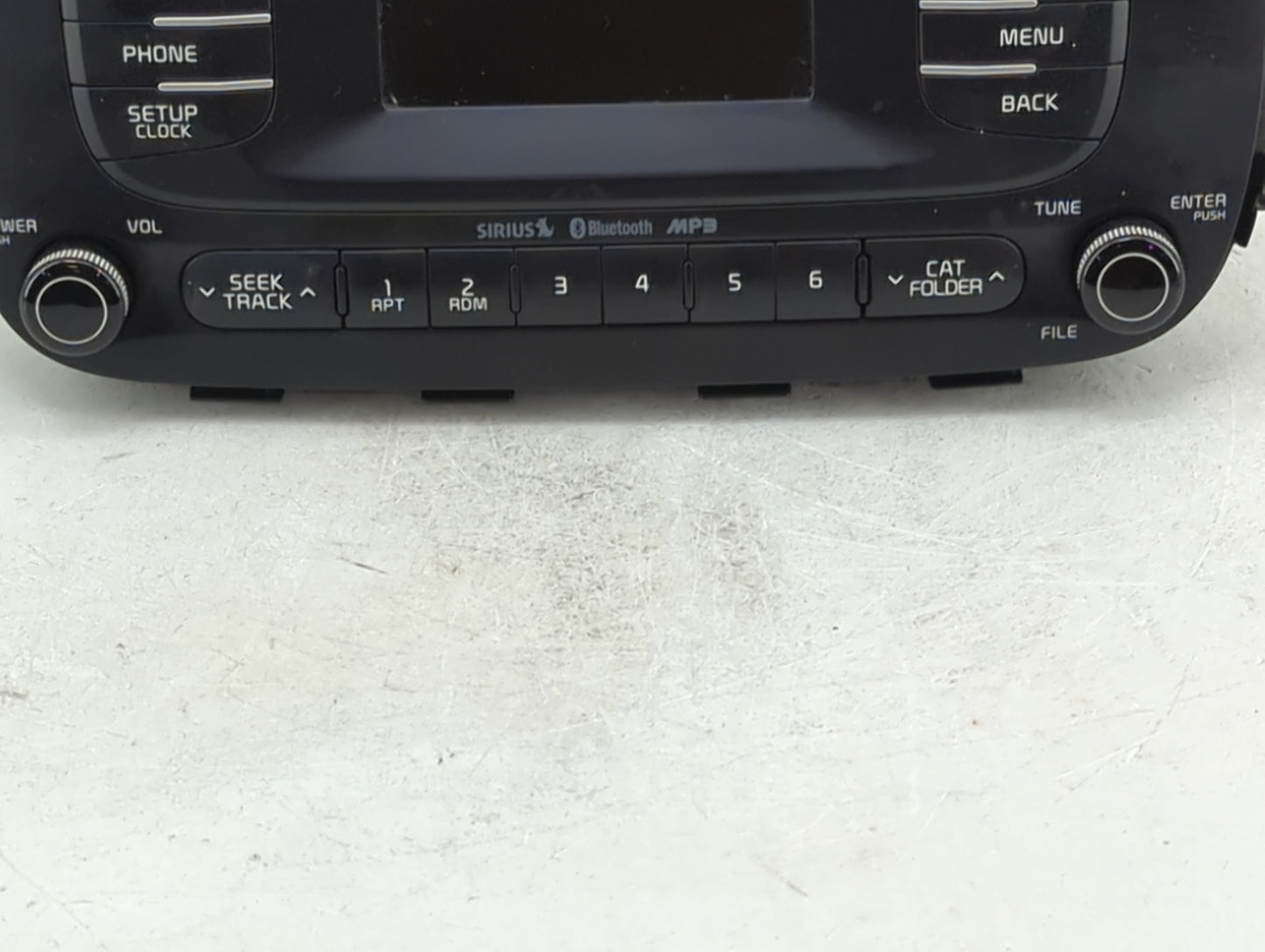 2014-2016 Kia Soul Radio AM FM Cd Player Receiver Replacement P/N:96170-B2090CA Fits Fits 2014 2015 2016 OEM Used Auto Parts