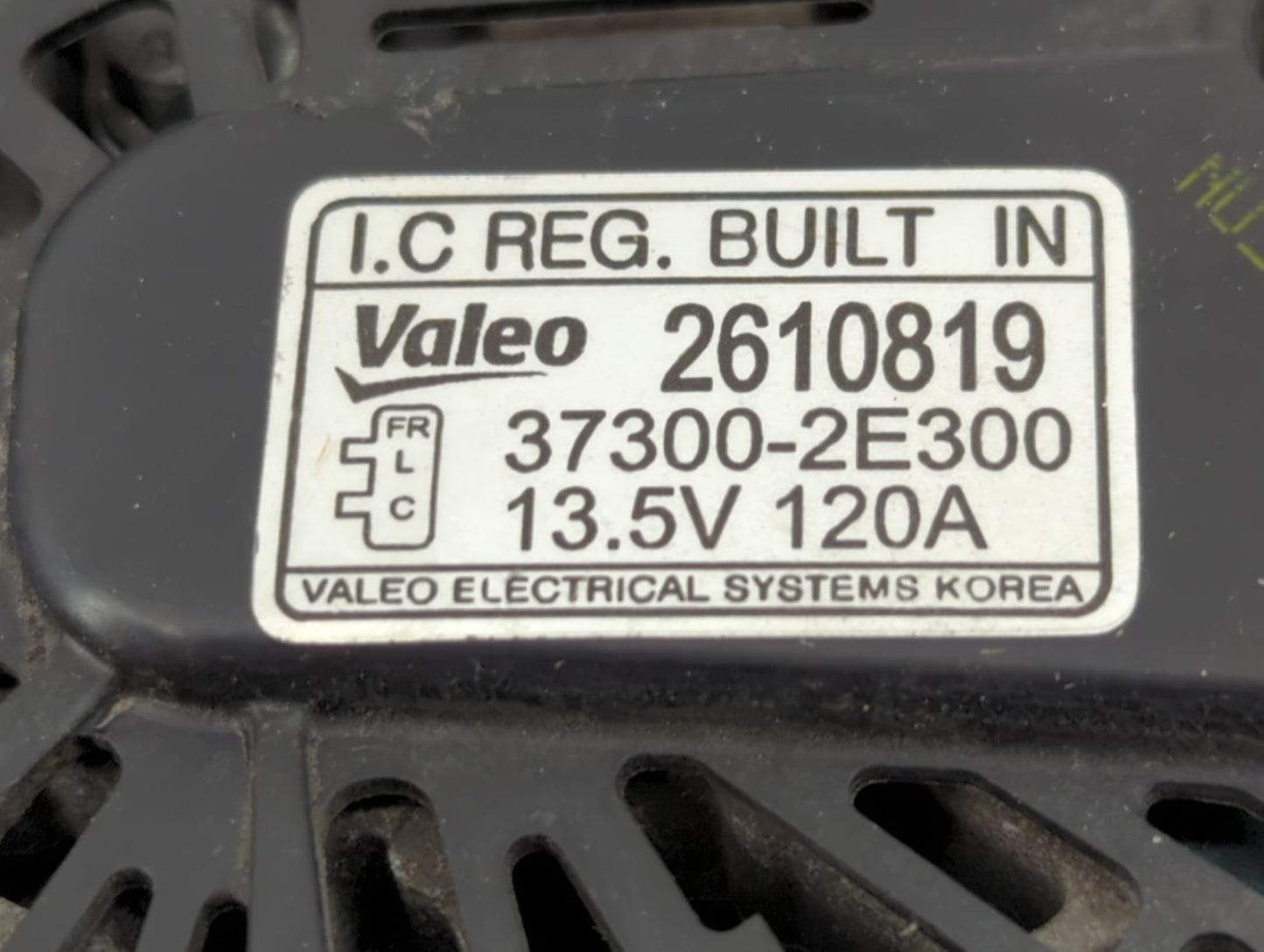 2012-2016 Kia Soul Alternator Replacement Generator Charging Assembly Engine OEM P/N:37300-2E300 Fits OEM Used Auto Parts - 