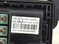 2015 Kia Soul Fusebox Fuse Box Panel Relay Module P/N:91950-B2090 Fits OEM Used Auto Parts - Oemusedautoparts1.com