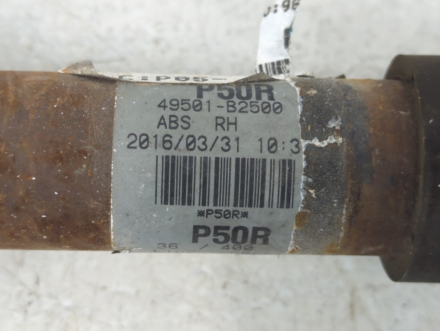 2014-2019 Kia Soul Axle Shaft Front Driver Cv C/v - Oemusedautoparts1.com