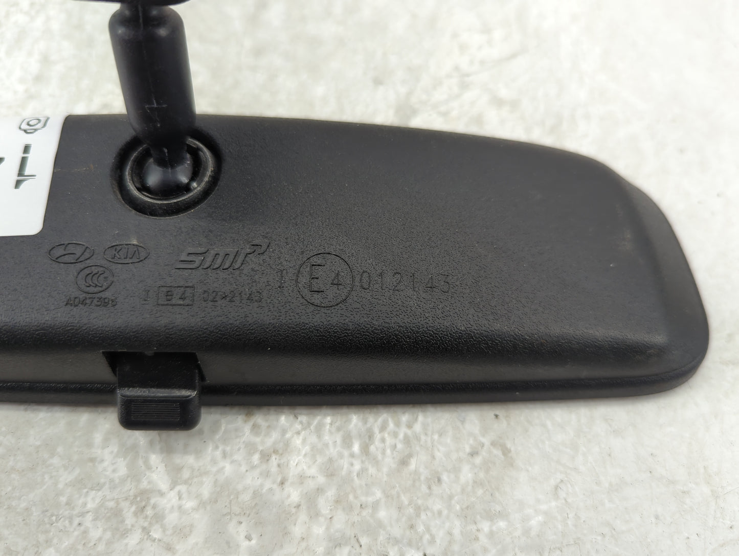 2010-2021 Kia Soul Interior Rear View Mirror Replacement OEM P/N:A047395 Fits OEM Used Auto Parts - Oemusedautoparts1.com