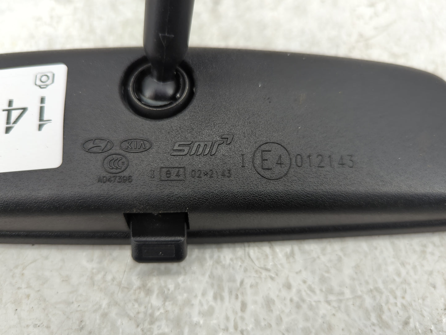 2014-2019 Kia Soul Interior Rear View Mirror Replacement OEM P/N:A047396 Fits Fits 2014 2015 2016 2017 2018 2019 2020 2021 2