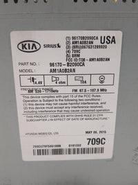 2014-2016 Kia Soul Radio AM FM Cd Player Receiver Replacement P/N:96170-B2090CA Fits Fits 2014 2015 2016 OEM Used Auto Parts