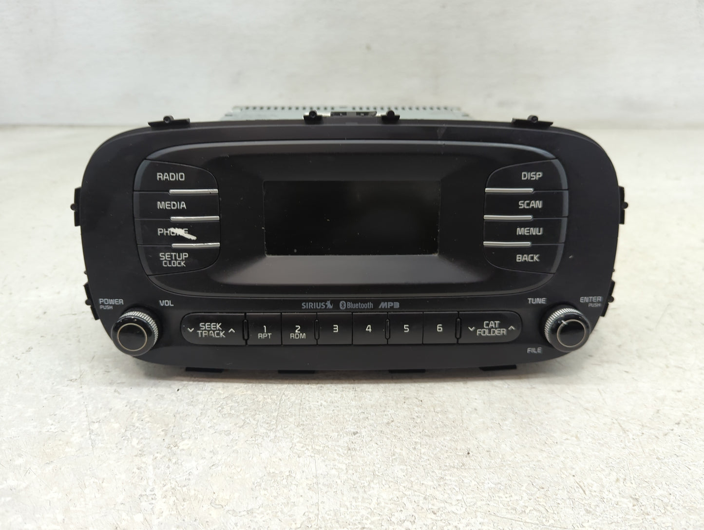 2014-2016 Kia Soul Radio AM FM Cd Player Receiver Replacement P/N:96170-B2090CA Fits Fits 2014 2015 2016 OEM Used Auto Parts