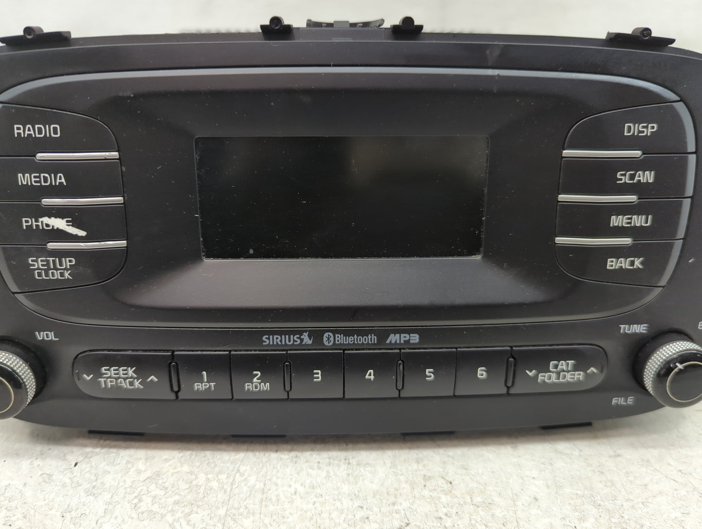 2014-2016 Kia Soul Radio AM FM Cd Player Receiver Replacement P/N:96170-B2090CA Fits Fits 2014 2015 2016 OEM Used Auto Parts