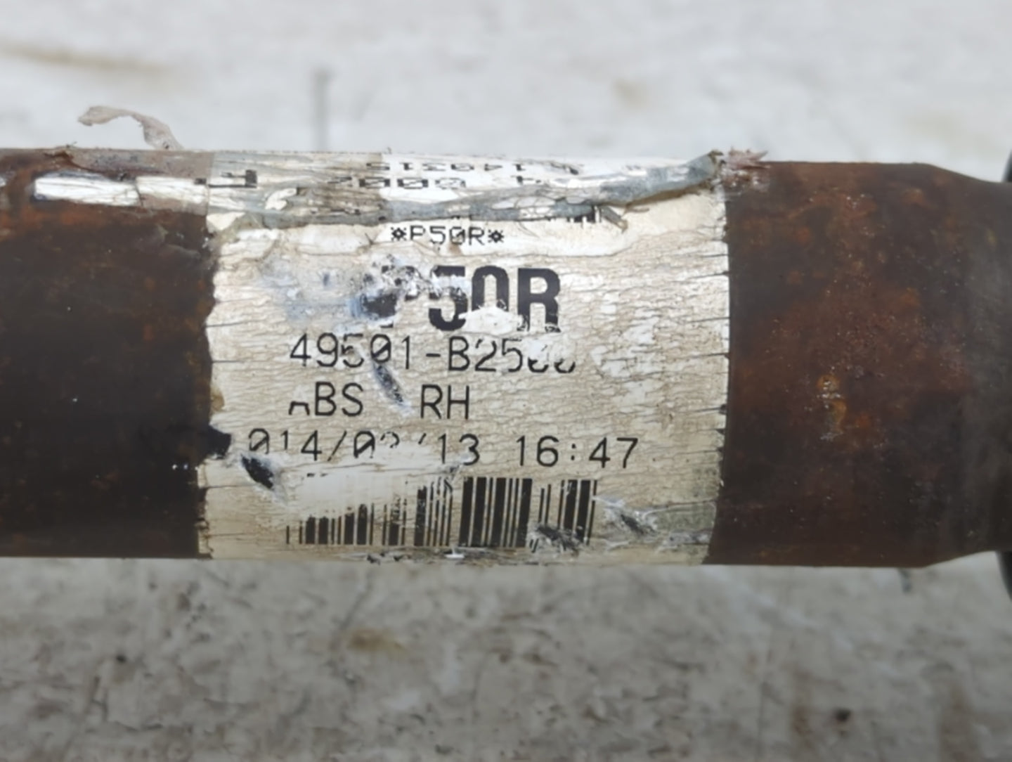 2014-2019 Kia Soul Axle Shaft Front Passenger Cv C/v - Oemusedautoparts1.com
