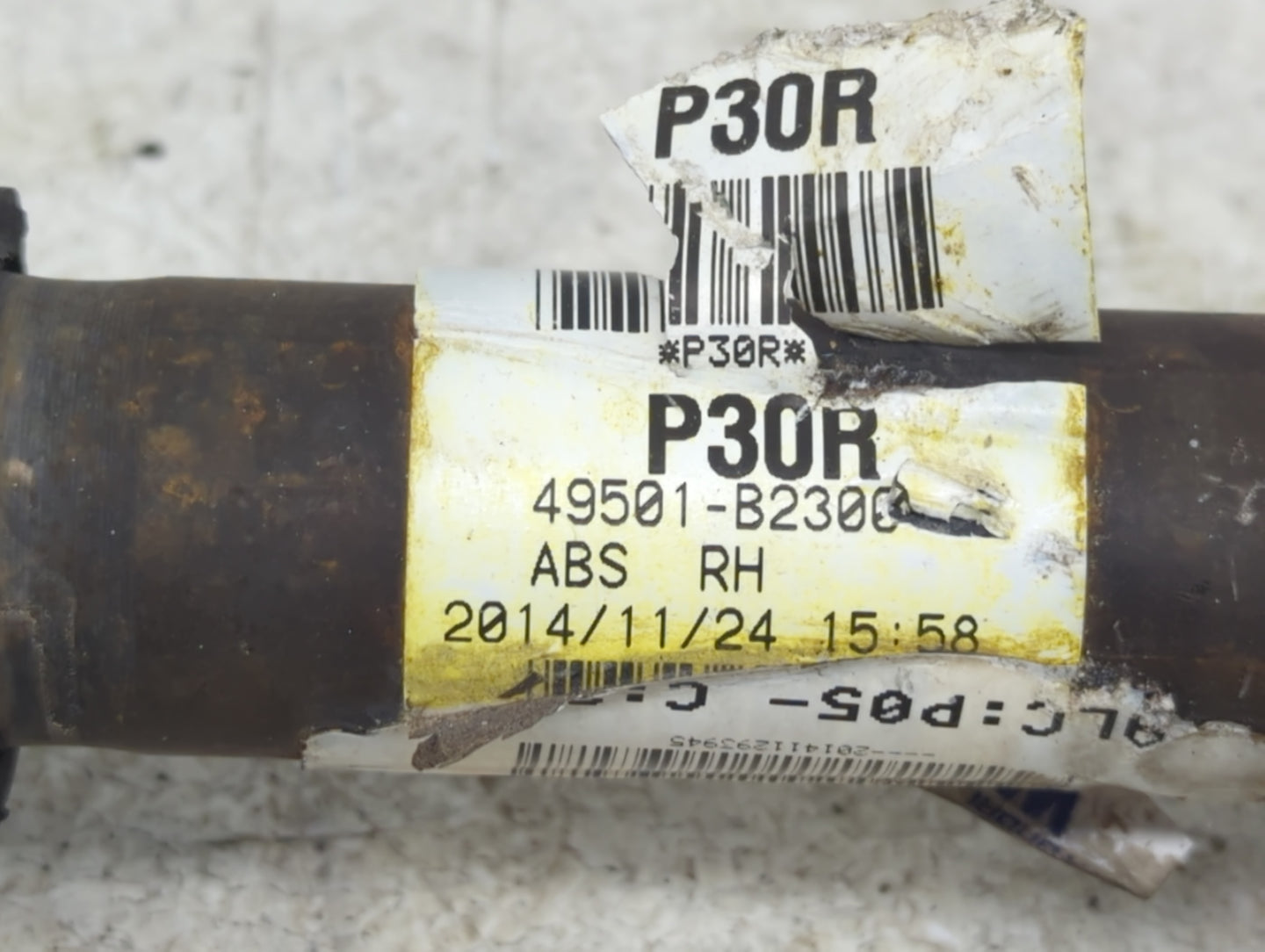 2014-2019 Kia Soul Axle Shaft Front Passenger Cv C/v - Oemusedautoparts1.com