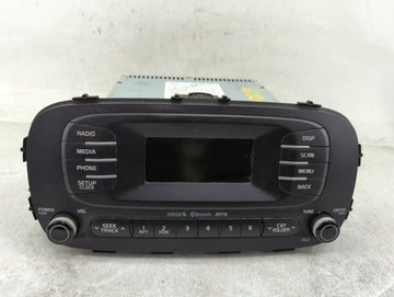 2014-2016 Kia Soul Radio AM FM Cd Player Receiver Replacement P/N:96170-B2090CA Fits Fits 2014 2015 2016 OEM Used Auto Parts