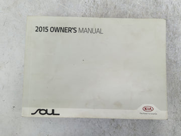 2015 Kia Soul Owners Manual Book Guide P/N:FB20-EU46A OEM Used Auto Parts - Oemusedautoparts1.com