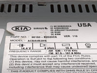 2014-2016 Kia Soul Radio AM FM Cd Player Receiver Replacement P/N:96160B2020CA ACBA0B2AN Fits Fits 2014 2015 2016 OEM Used A