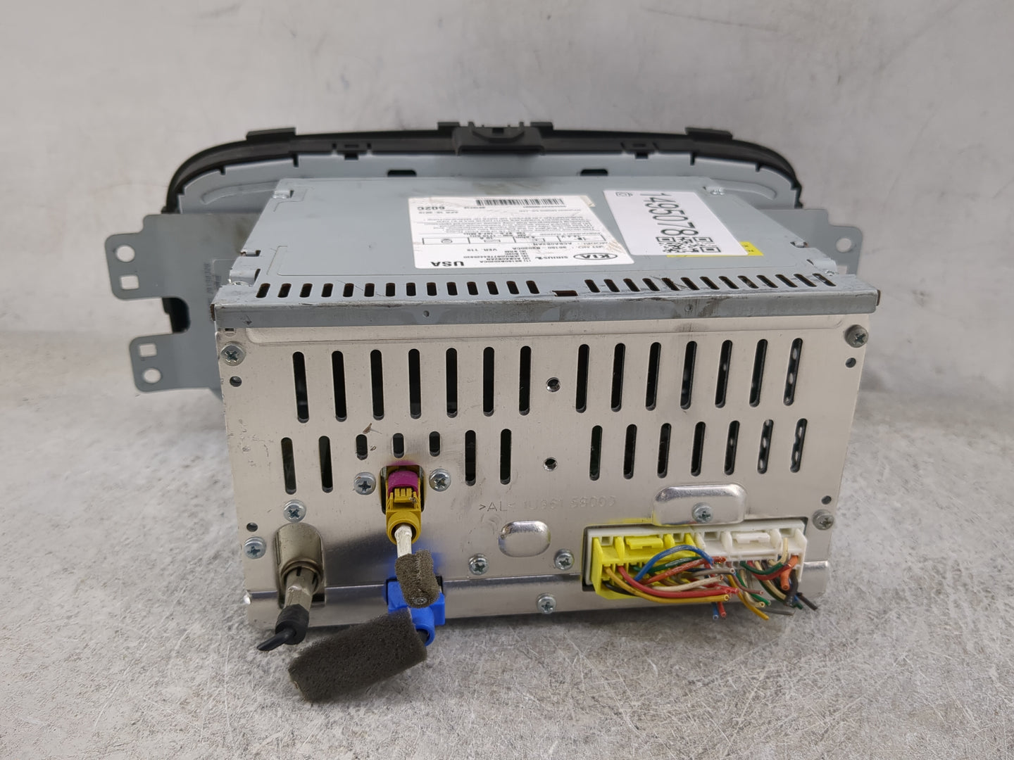 2014-2016 Kia Soul Radio AM FM Cd Player Receiver Replacement P/N:96160B2020CA ACBA0B2AN Fits Fits 2014 2015 2016 OEM Used A