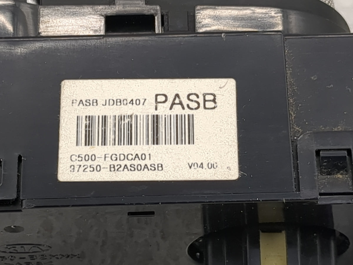 2014-2016 Kia Soul Climate Control Module Temperature AC/Heater Replacement P/N:97250-B2AS0ASB C500-FGDCA01 Fits OEM Used Au