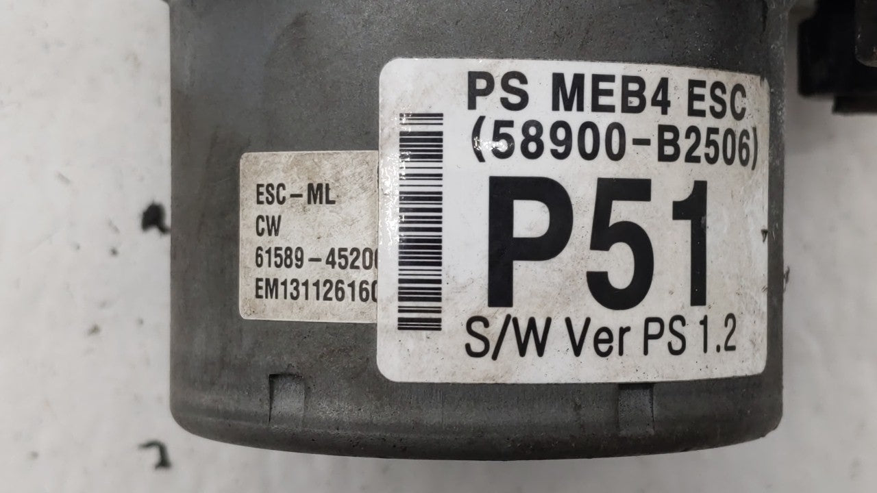2014-2015 Kia Soul ABS Pump Control Module Replacement P/N:58900-B2506 58929-B2506, 58920-B2506 Fits Fits 2014 2015 OEM Used