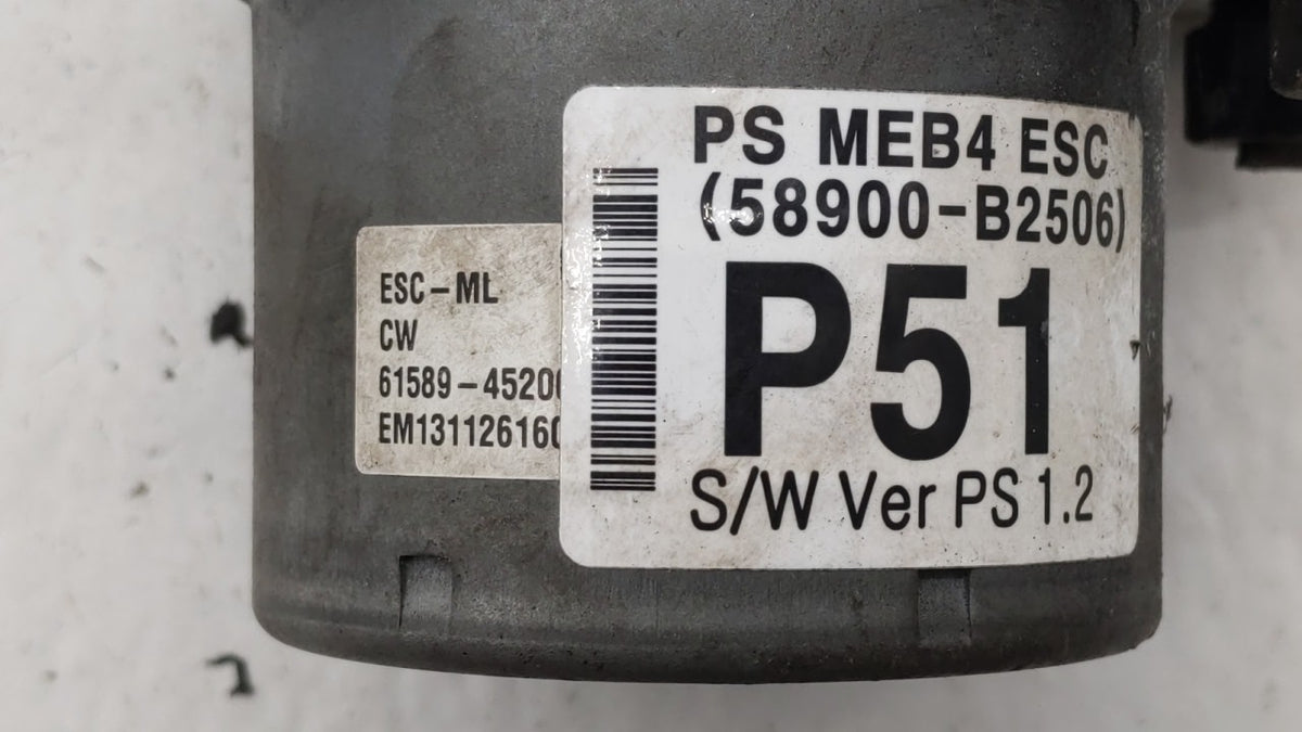 2014-2015 Kia Soul Anti-Lock Brake ABS Pump Module Actuator OEM P/N:58900-B2506 58929-B2506, 58920-B2506 Fits Fits 2014 2015