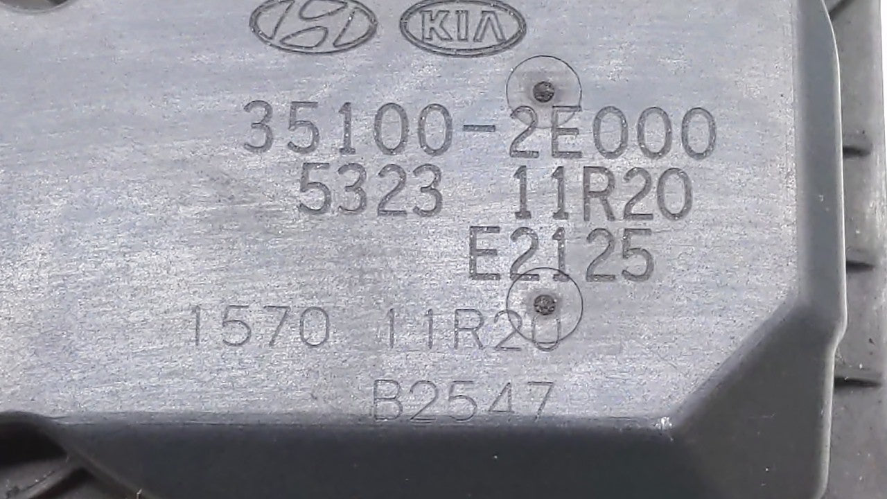 2014-2019 Kia Soul Throttle Body P/N:35100-2E000 Fits Fits 2011 2012 2013 2014 2015 2016 2017 2018 2019 OEM Used Auto Parts 
