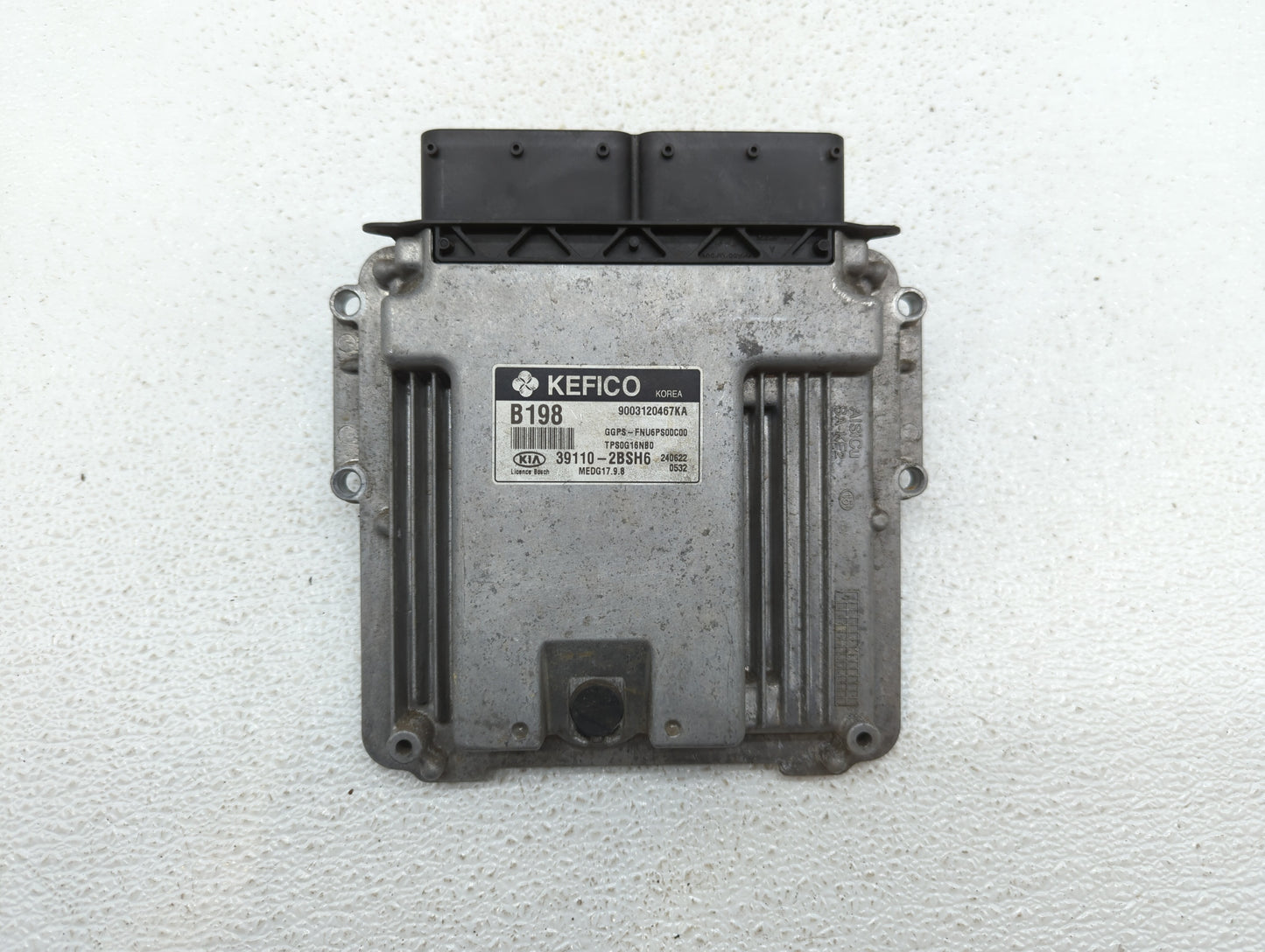 2015 Kia Soul PCM Engine Control Computer ECU ECM PCU OEM P/N:39110-2BSH6 Fits OEM Used Auto Parts - Oemusedautoparts1.com