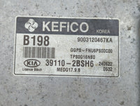 2015 Kia Soul PCM Engine Control Computer ECU ECM PCU OEM P/N:39110-2BSH6 Fits OEM Used Auto Parts - Oemusedautoparts1.com