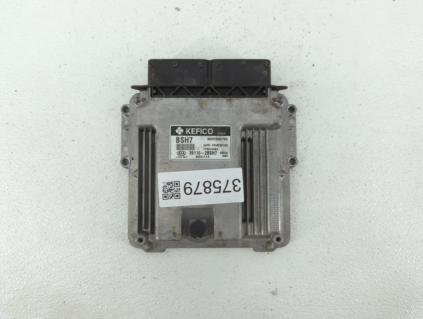 2015 Kia Soul PCM Engine Control Computer ECU ECM PCU OEM P/N:39110-2BSH7 Fits OEM Used Auto Parts - Oemusedautoparts1.com