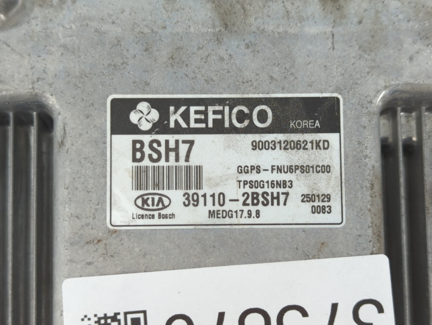 2015 Kia Soul PCM Engine Control Computer ECU ECM PCU OEM P/N:39110-2BSH7 Fits OEM Used Auto Parts - Oemusedautoparts1.com
