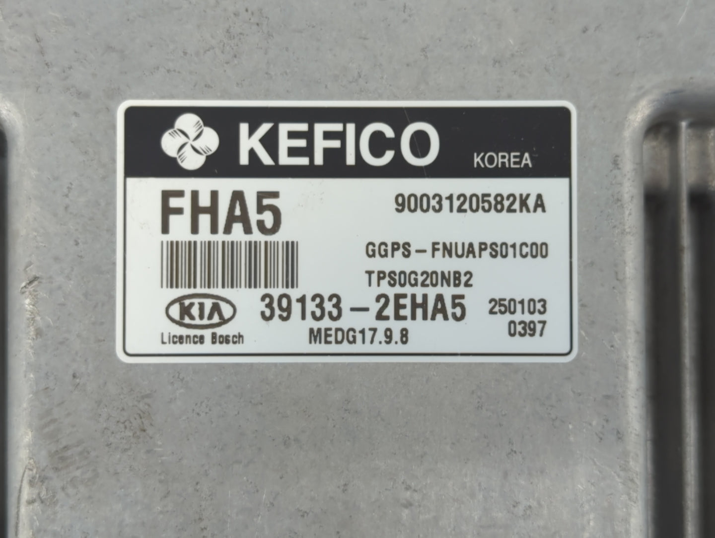 2015 Kia Soul PCM Engine Control Computer ECU ECM PCU OEM P/N:39133-2EHA5 39133-2EHA3 Fits OEM Used Auto Parts - Oemusedauto