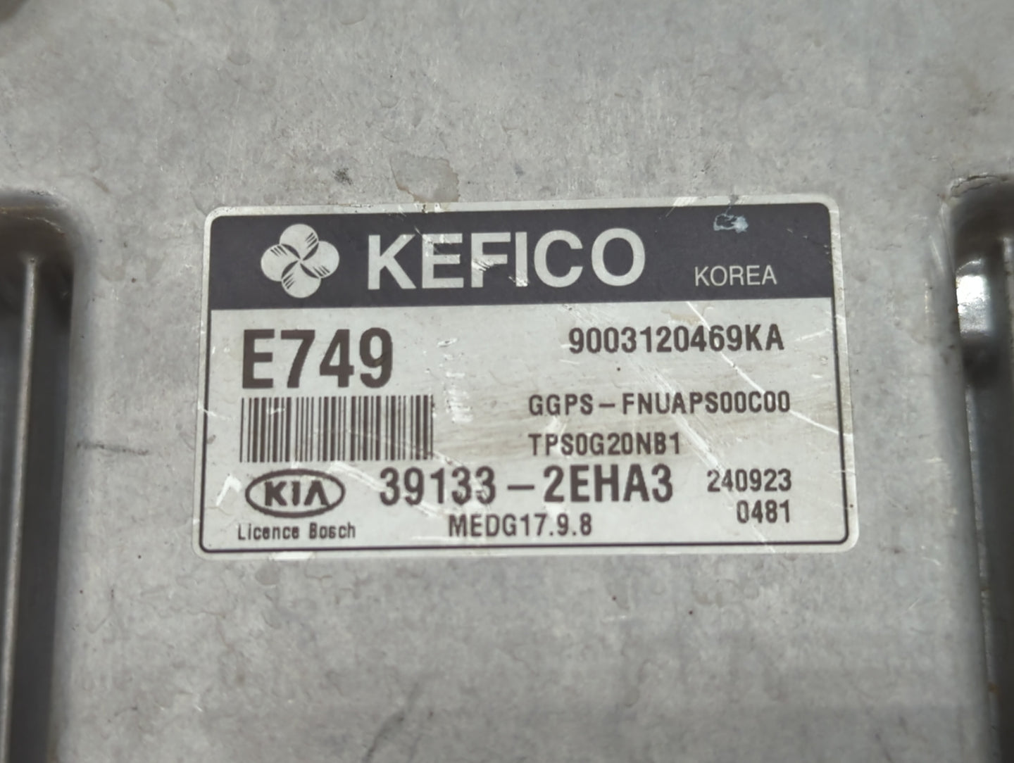 2015 Kia Soul PCM Engine Control Computer ECU ECM PCU OEM P/N:39133-2EHA3 39133-2EHA5, 39132-2EHA5 Fits OEM Used Auto Parts 
