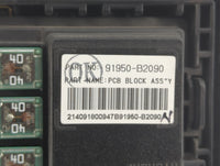 2015 Kia Soul Fusebox Fuse Box Panel Relay Module P/N:91417B2090 91417B2120, 91415B2160, 91950-B2090 Fits OEM Used Auto Part