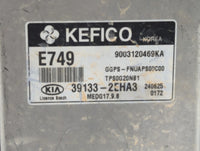 2015 Kia Soul PCM Engine Control Computer ECU ECM PCU OEM P/N:39133-2EHA3 Fits OEM Used Auto Parts - Oemusedautoparts1.com