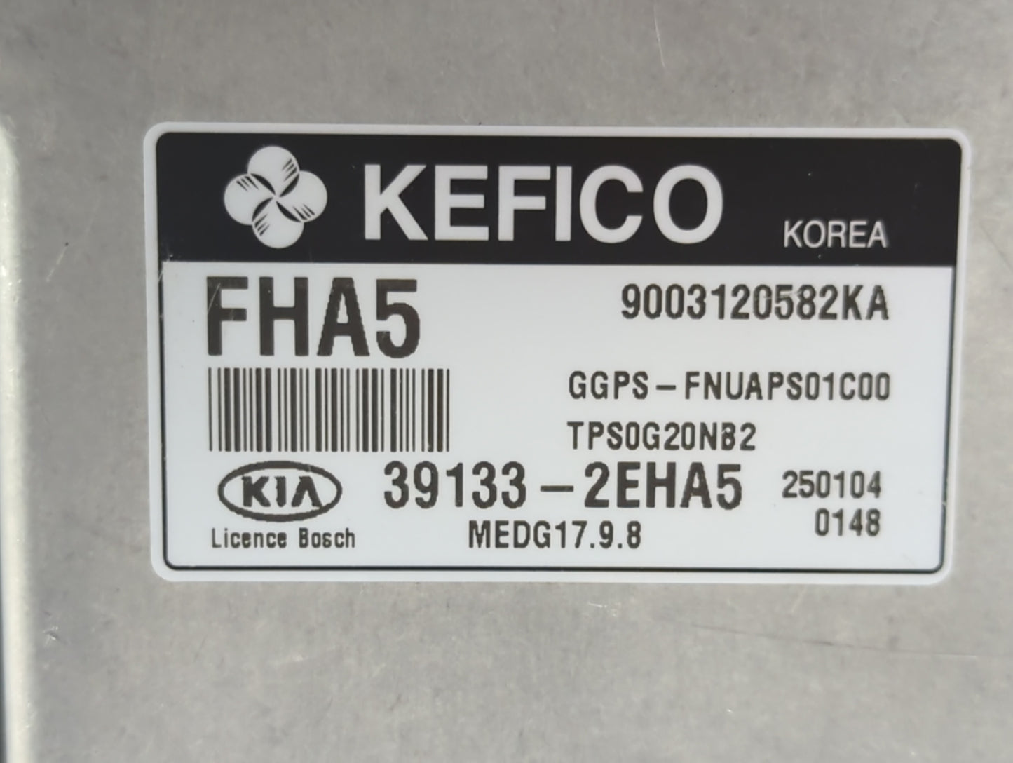 2015 Kia Soul PCM Engine Control Computer ECU ECM PCU OEM P/N:39133-2EHA5 39133-2EHA3 Fits OEM Used Auto Parts - Oemusedauto