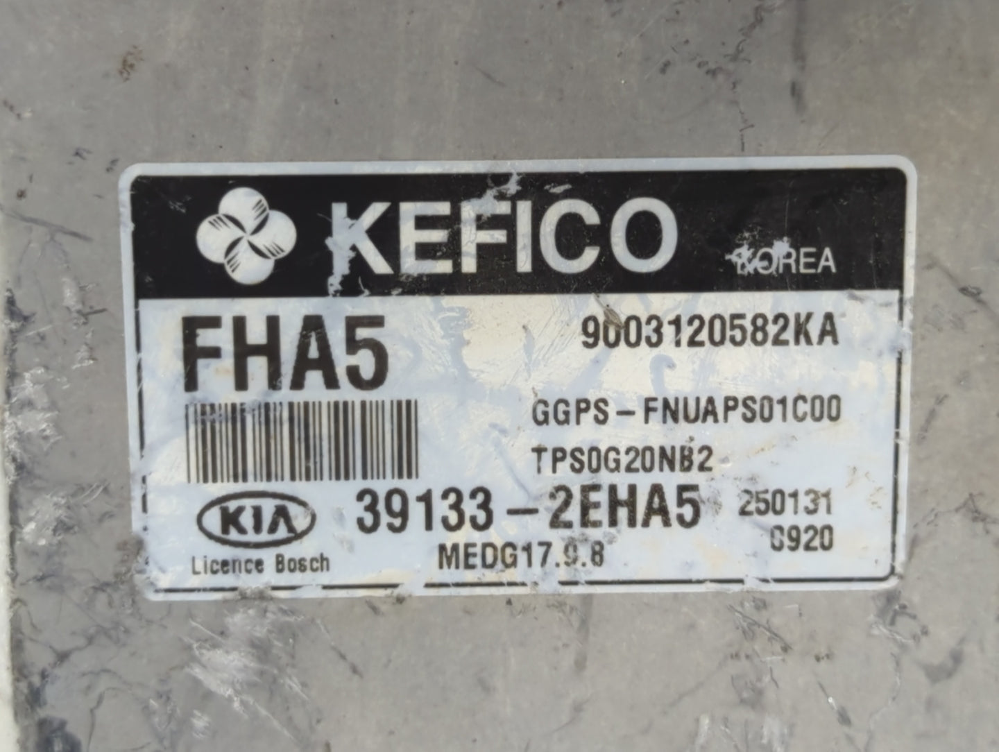 2015 Kia Soul PCM Engine Control Computer ECU ECM PCU OEM P/N:39133-2EHA5 39133-2EHA3 Fits OEM Used Auto Parts - Oemusedauto