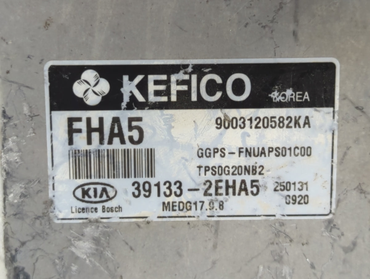 2015 Kia Soul PCM Engine Control Computer ECU ECM PCU OEM P/N:39133-2EHA5 39133-2EHA3 OEM Used Auto Parts - Oemusedautoparts