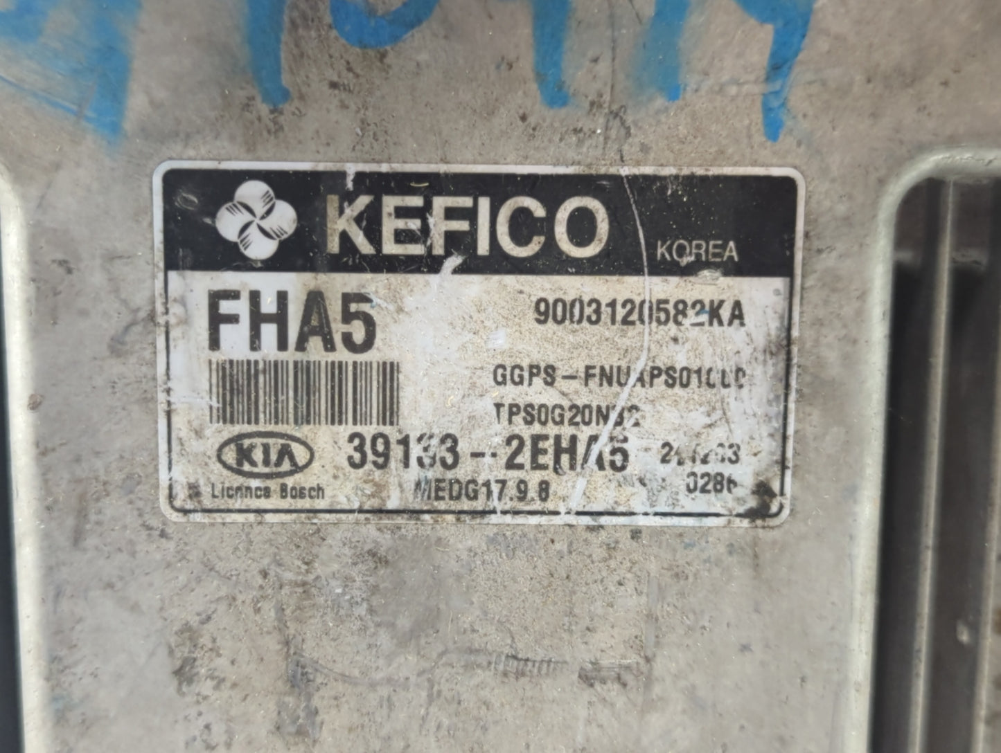 2015 Kia Soul PCM Engine Control Computer ECU ECM PCU OEM P/N:39133-2EHA5 Fits OEM Used Auto Parts - Oemusedautoparts1.com