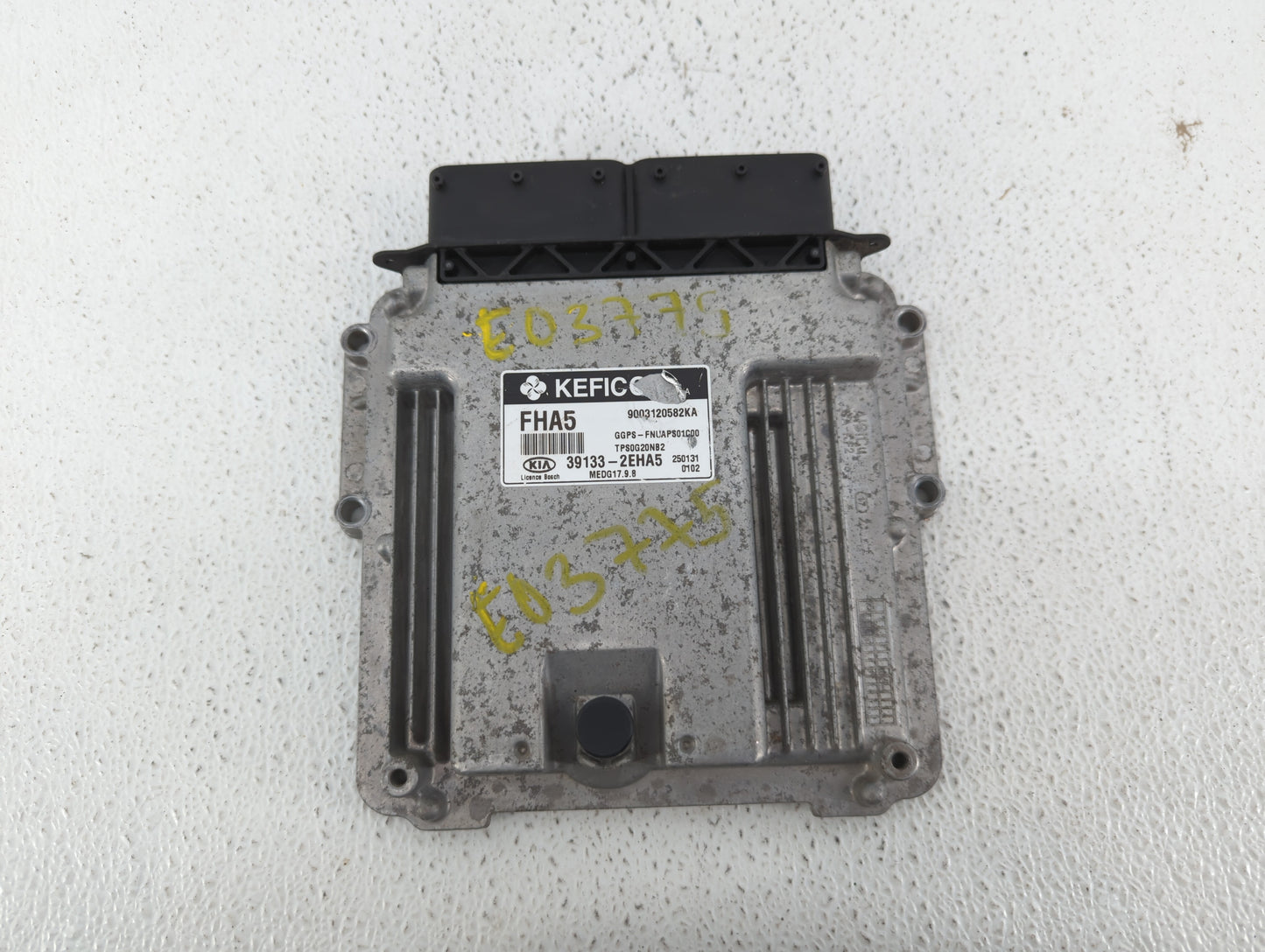 2015 Kia Soul PCM Engine Control Computer ECU ECM PCU OEM P/N:39133-2EHA5 Fits OEM Used Auto Parts - Oemusedautoparts1.com