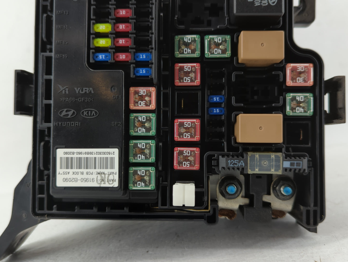 2015 Kia Soul Fusebox Fuse Box Panel Relay Module P/N:91415B2160 Fits OEM Used Auto Parts - Oemusedautoparts1.com