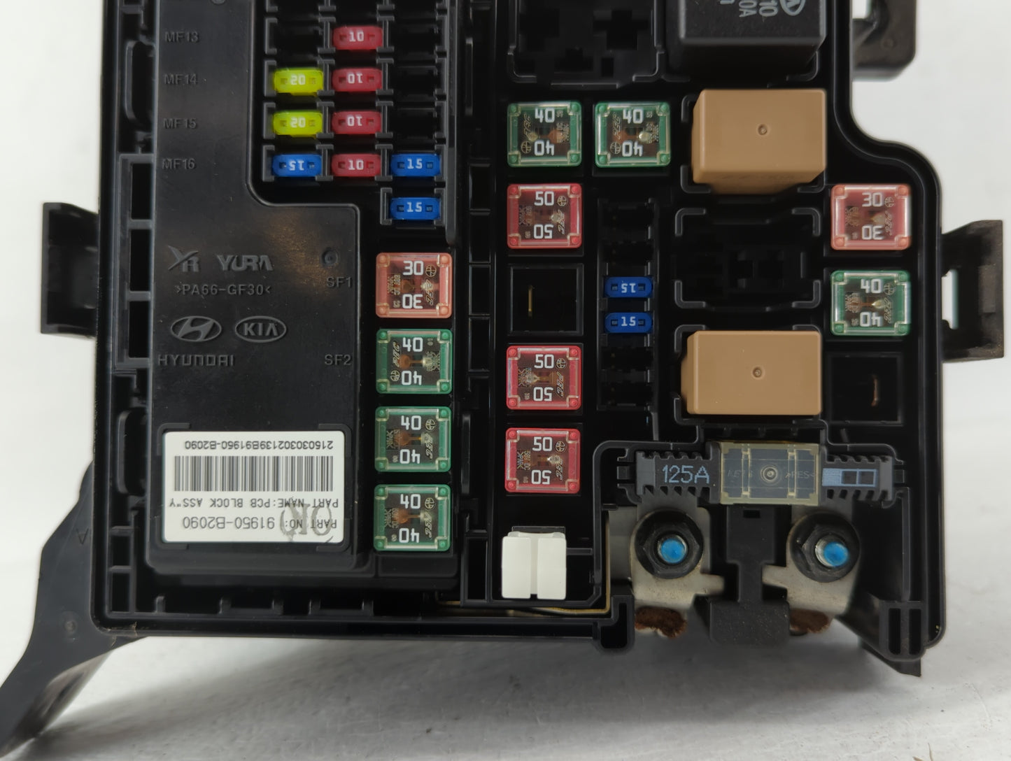 2015 Kia Soul Fusebox Fuse Box Panel Relay Module P/N:91415B2160 Fits OEM Used Auto Parts - Oemusedautoparts1.com