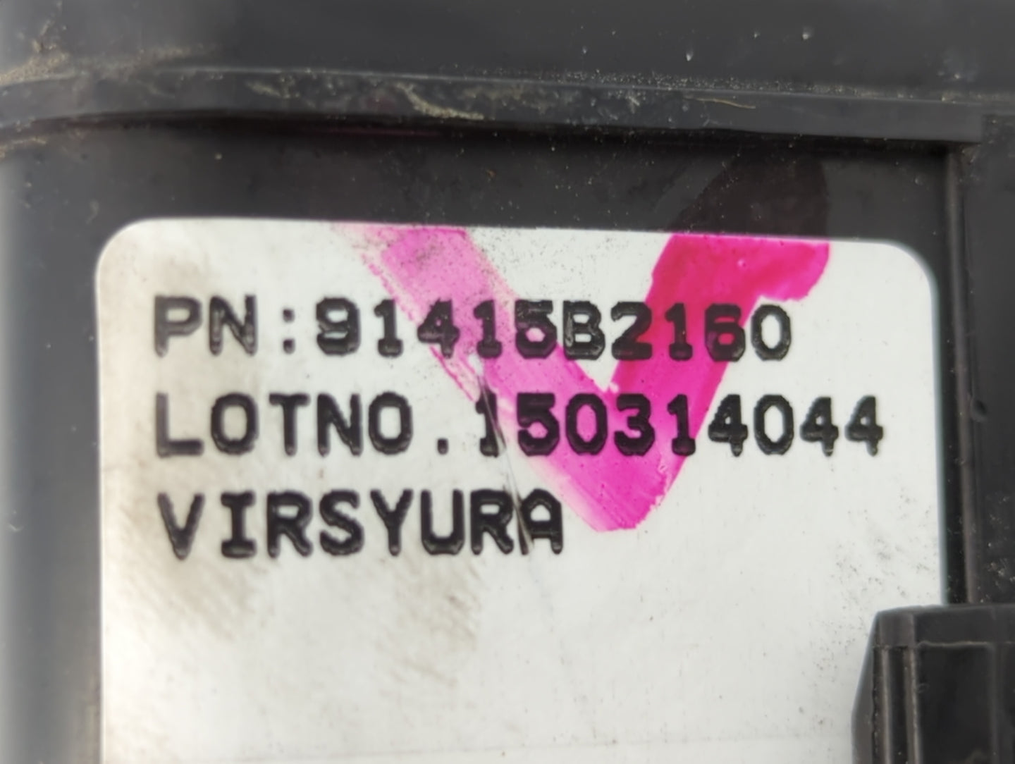 2015 Kia Soul Fusebox Fuse Box Panel Relay Module P/N:91415B2160 Fits OEM Used Auto Parts - Oemusedautoparts1.com