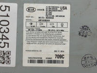 2014-2016 Kia Soul Am Fm Cd Player Radio Receiver - Oemusedautoparts1.com