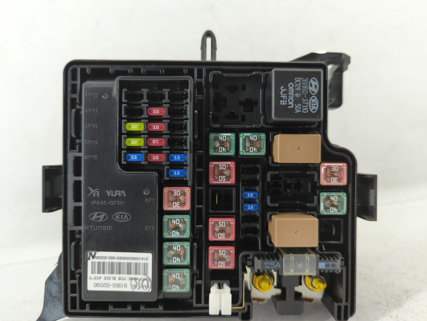 2015 Kia Soul Fusebox Fuse Box Panel Relay Module P/N:91415B2160 Fits OEM Used Auto Parts - Oemusedautoparts1.com