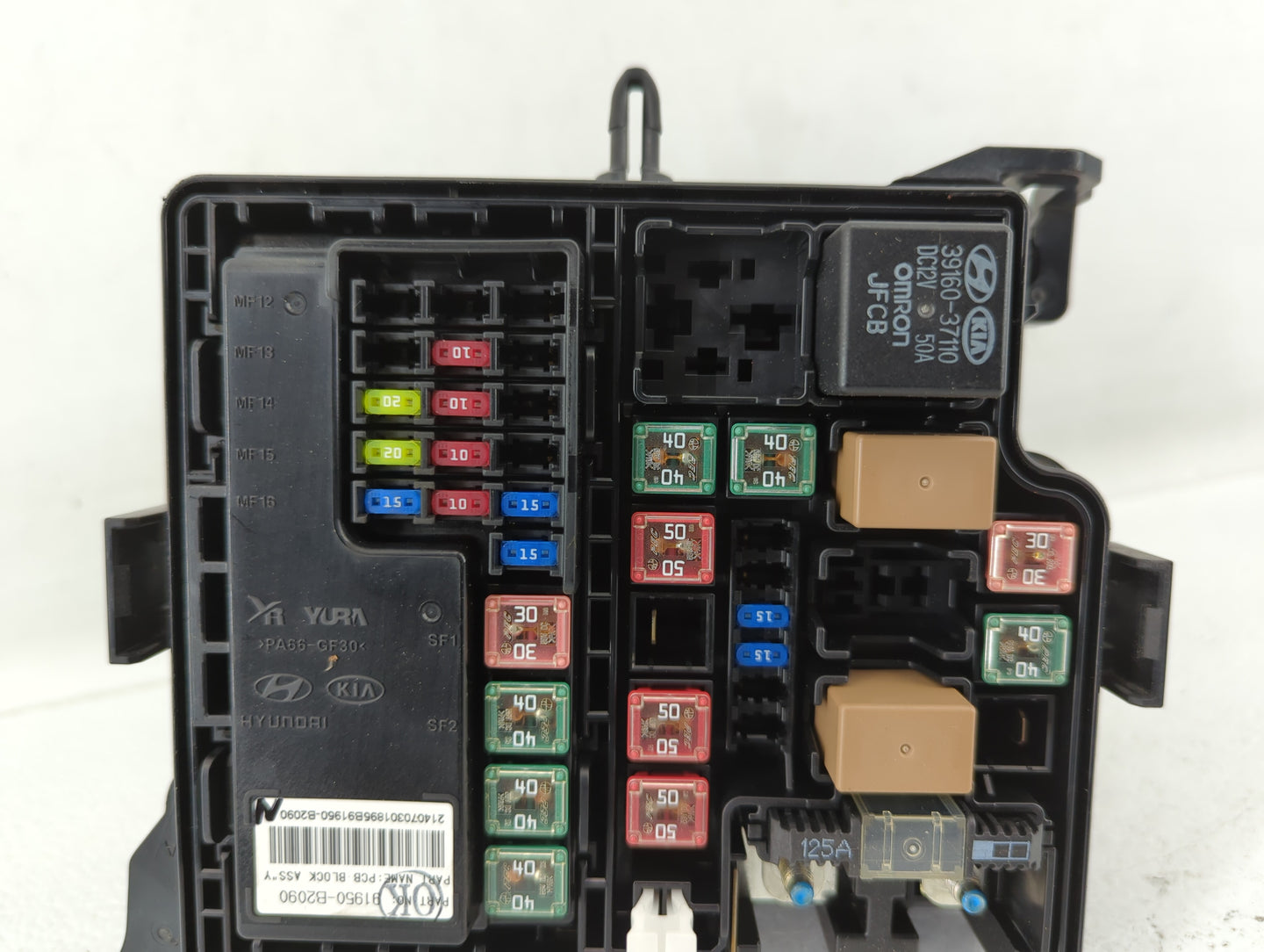 2015 Kia Soul Fusebox Fuse Box Panel Relay Module P/N:91950-B2050 91950-B2090, 91417B2090, 91417B2120, 91415B2160 Fits OEM U