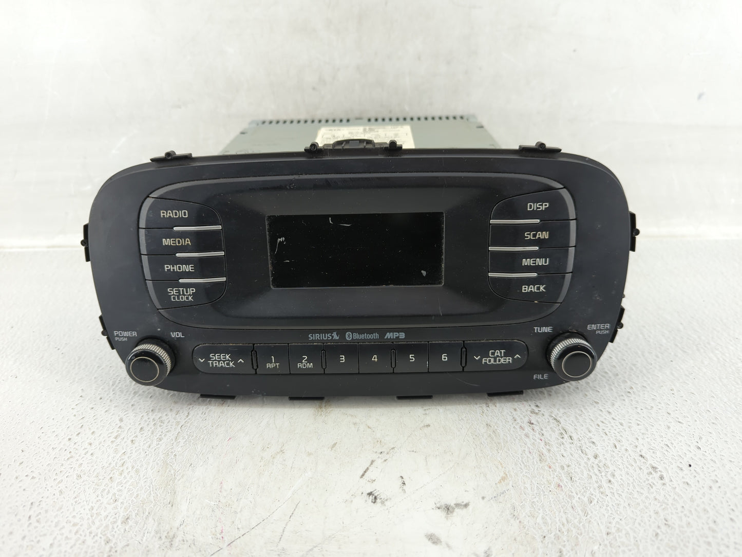 2014-2016 Kia Soul Radio AM FM Cd Player Receiver Replacement P/N:96170-B2090CA Fits Fits 2014 2015 2016 OEM Used Auto Parts