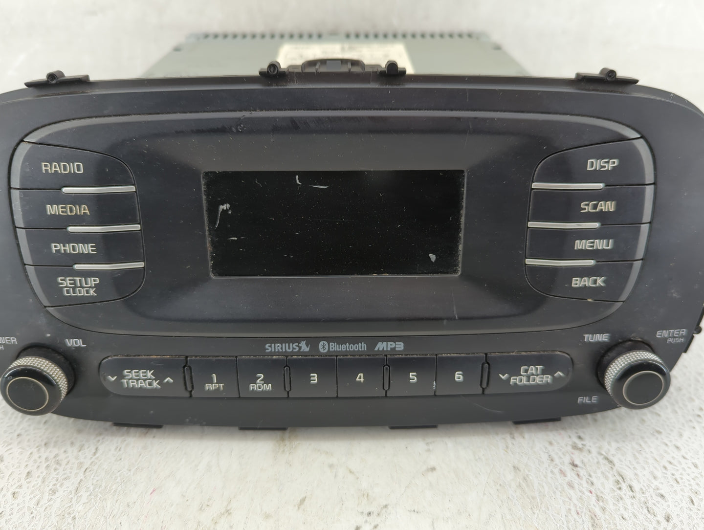 2014-2016 Kia Soul Radio AM FM Cd Player Receiver Replacement P/N:96170-B2090CA Fits Fits 2014 2015 2016 OEM Used Auto Parts