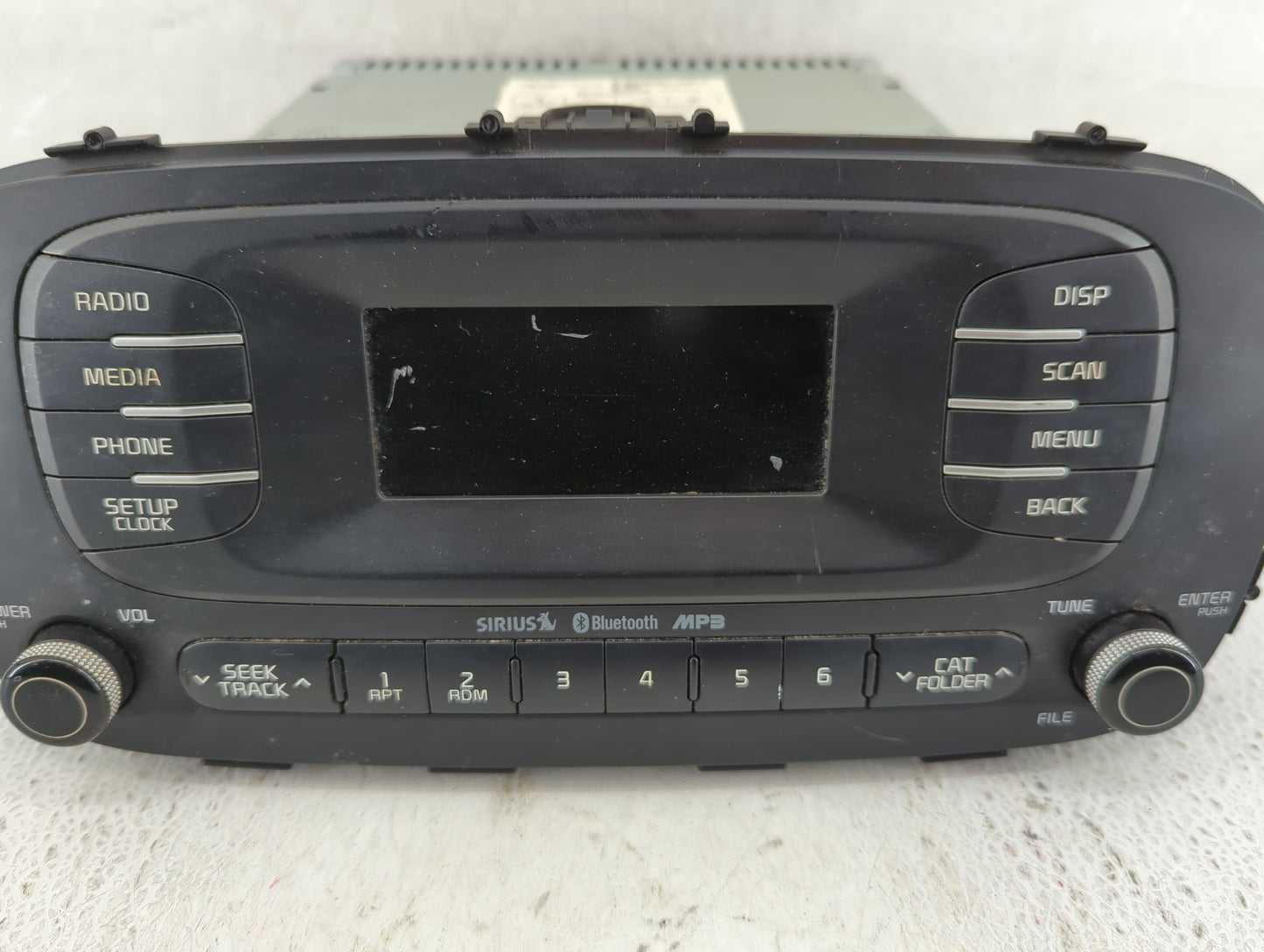 2014-2016 Kia Soul Radio AM FM Cd Player Receiver Replacement P/N:96170-B2090CA Fits Fits 2014 2015 2016 OEM Used Auto Parts