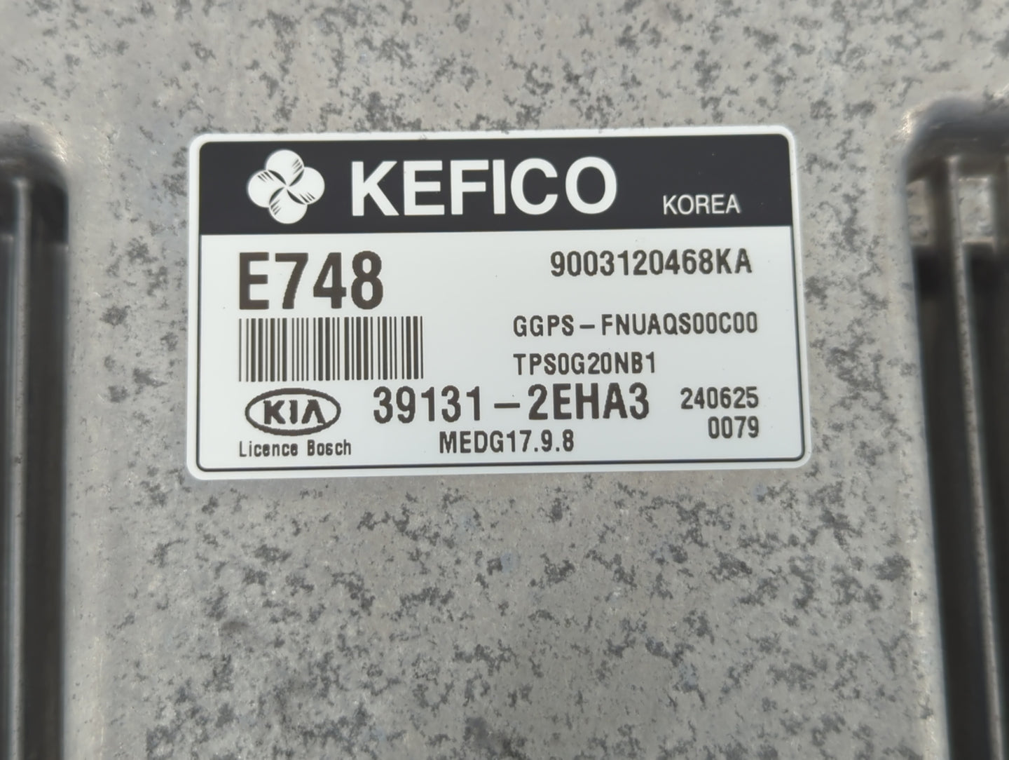 2015 Kia Soul PCM Engine Control Computer ECU ECM PCU OEM P/N:39131-2EHA3 Fits OEM Used Auto Parts - Oemusedautoparts1.com