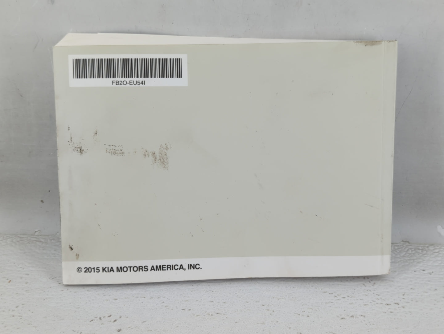 2015 Kia Soul Owners Manual Book Guide OEM Used Auto Parts - Oemusedautoparts1.com