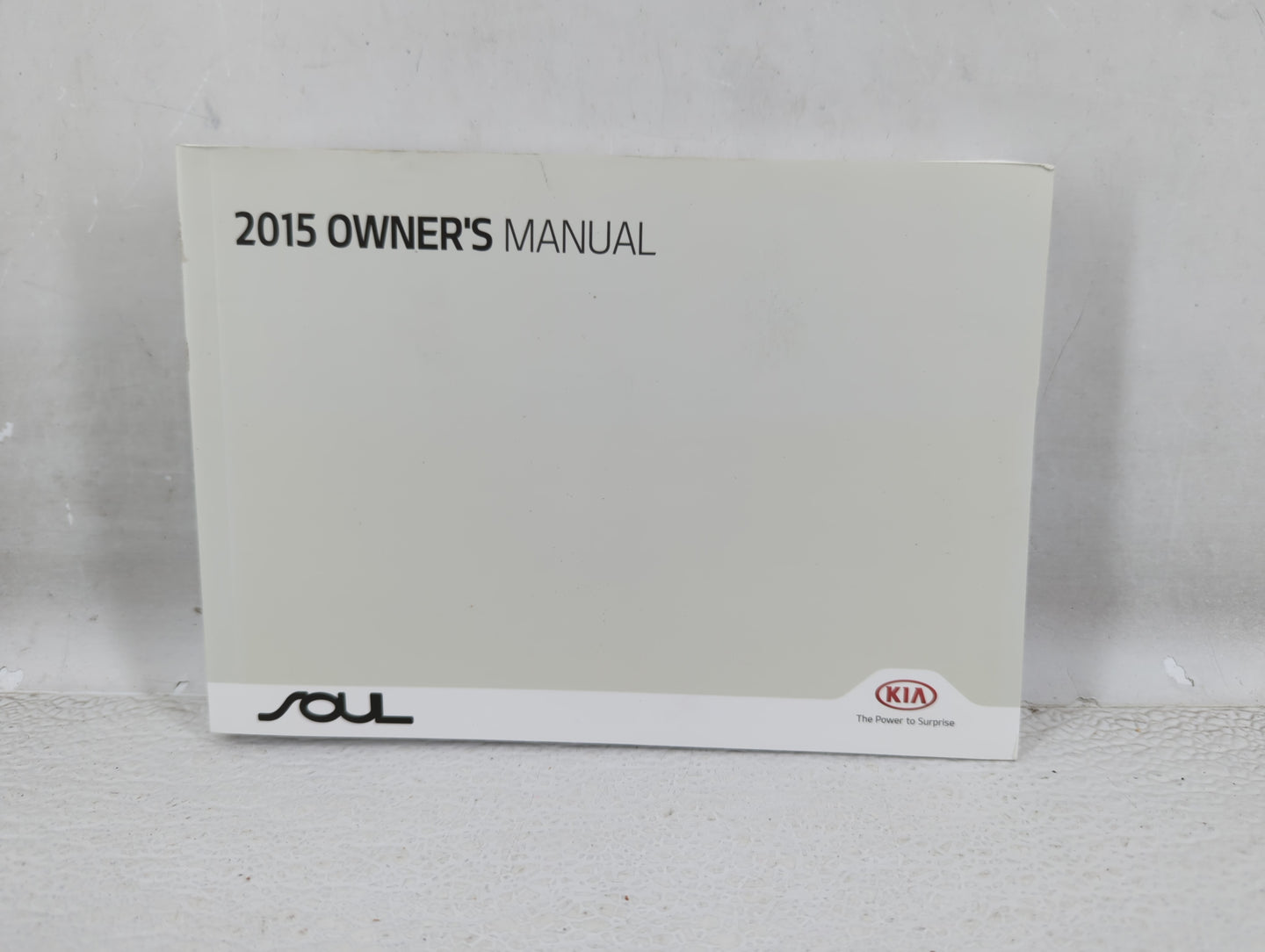 2015 Kia Soul Owners Manual Book Guide P/N:FB20-EU47D OEM Used Auto Parts - Oemusedautoparts1.com