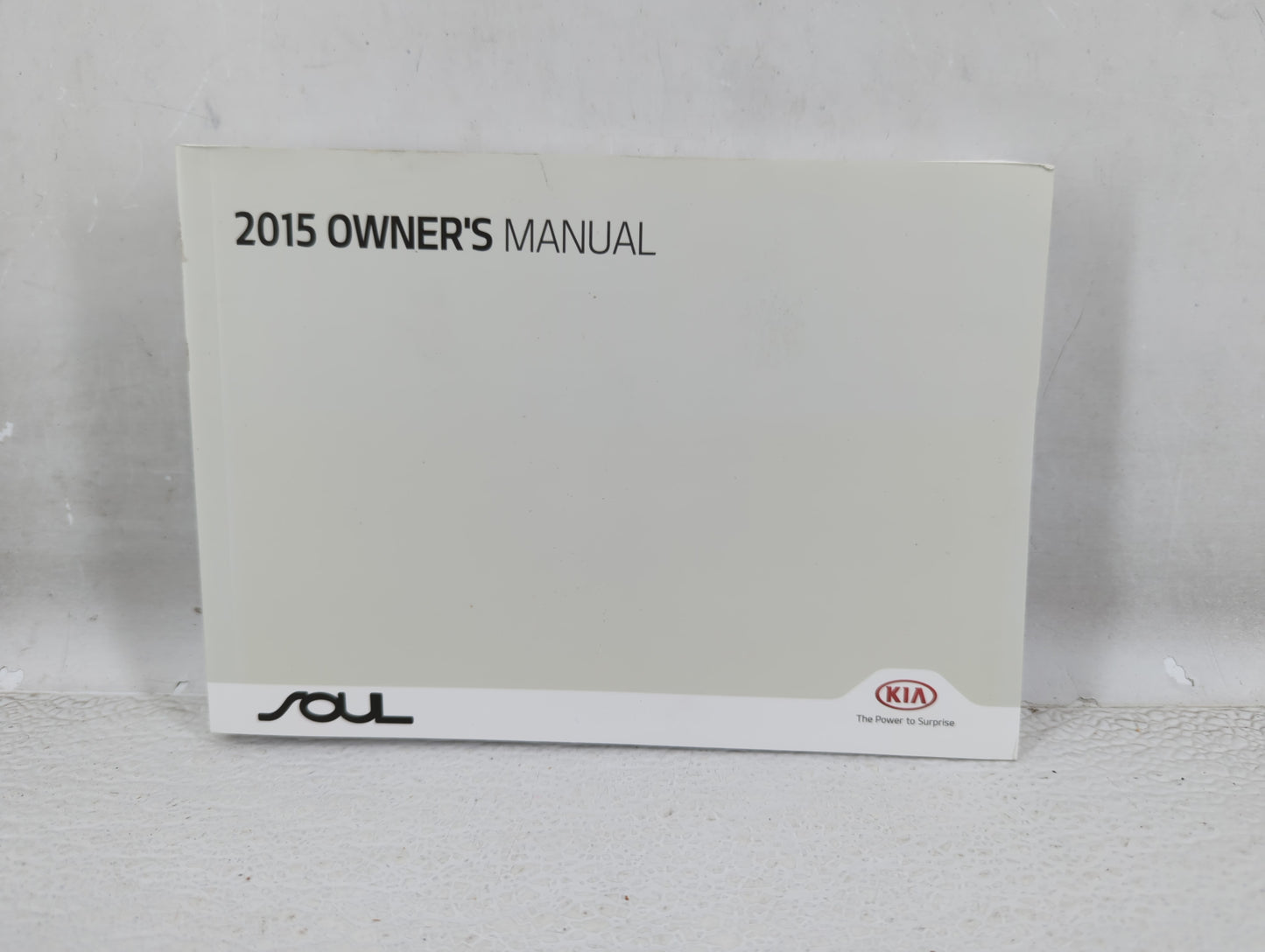 2015 Kia Soul Owners Manual Book Guide P/N:FB20-EU47D OEM Used Auto Parts - Oemusedautoparts1.com