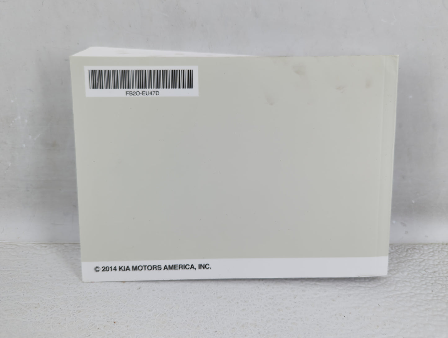 2015 Kia Soul Owners Manual Book Guide P/N:FB20-EU47D OEM Used Auto Parts - Oemusedautoparts1.com