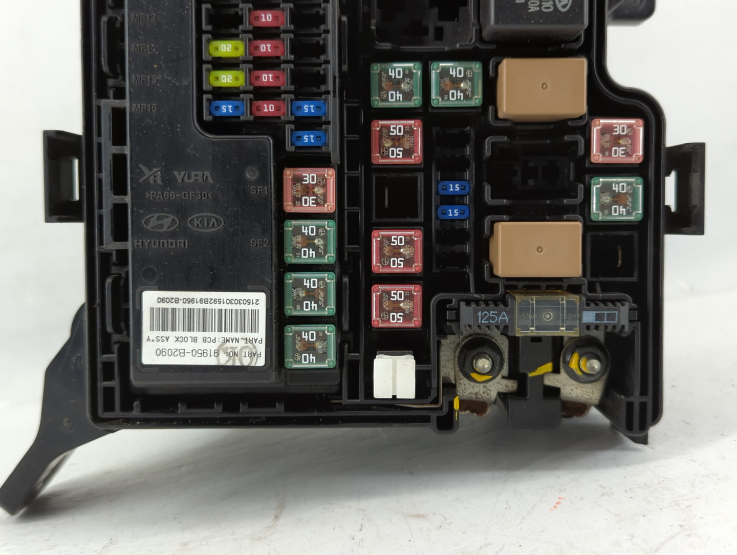 2015 Kia Soul Fusebox Fuse Box Panel Relay Module P/N:91950-B2050 91950-B2090, 91417B2090, 91417B2120, 91415B2160 Fits OEM U
