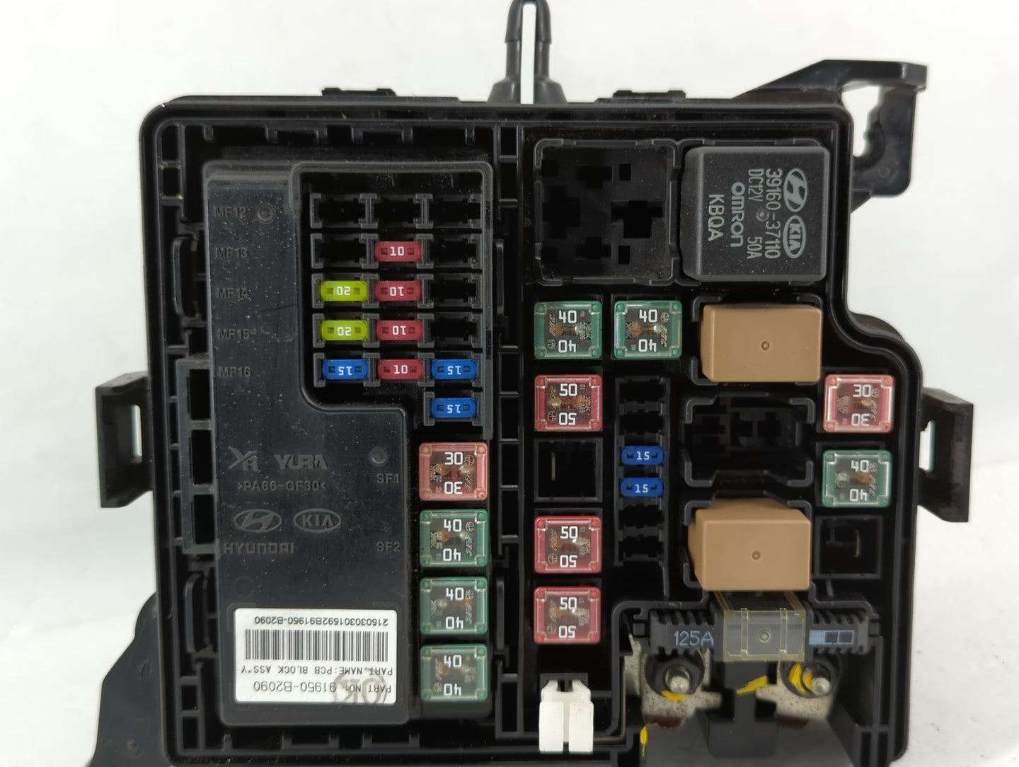 2015 Kia Soul Fusebox Fuse Box Panel Relay Module P/N:91950-B2050 91950-B2090, 91417B2090, 91417B2120, 91415B2160 Fits OEM U